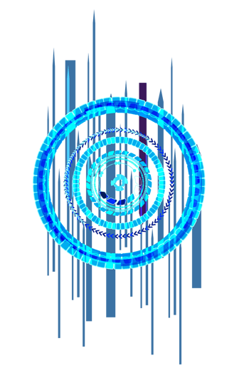 矢量科技蓝色科技光圈素材