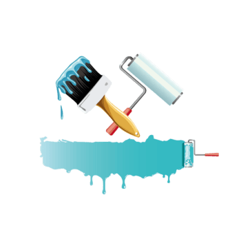 油漆 刷子 粉刷 蓝色