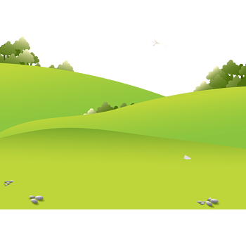 山坡背景插图矢量图