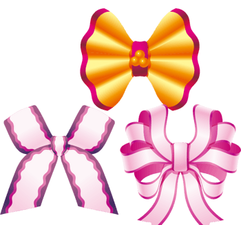 粉色拉花png矢量素材