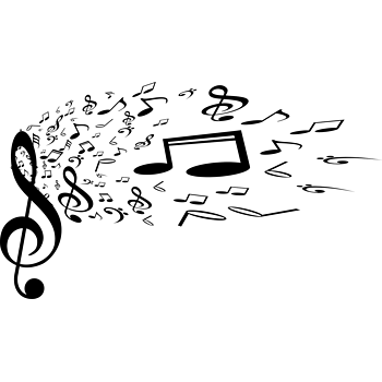 飘散的音符 素材 免费飘散的音符图片素材 飘散的音符素材大全 万素网