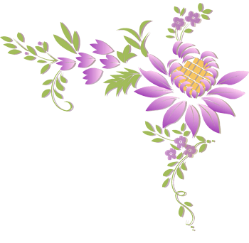 紫色手绘花 素材 免费紫色手绘花图片素材 紫色手绘花素材大全 万素网