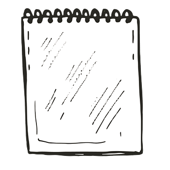 矢量手绘备忘录素材