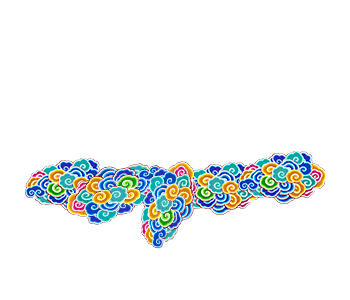 彩色祥云图案