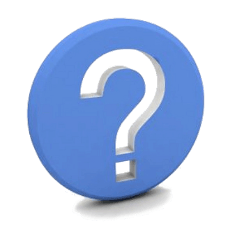 蓝色圆圈问号图标