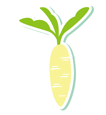 卡通萝卜