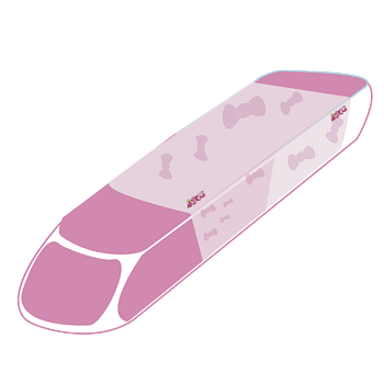 矢量粉色质感橡皮卡通