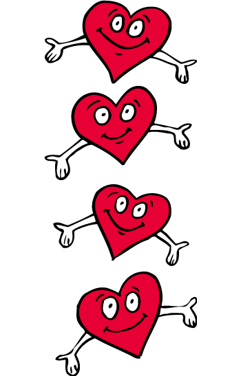 爱心笑脸