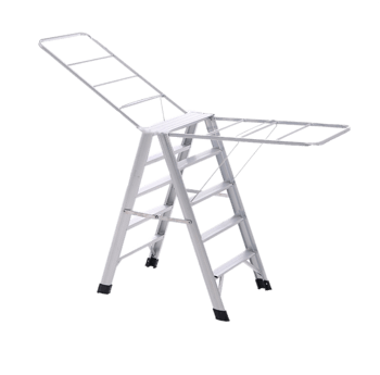 奥致梯子晾衣架家用折叠梯