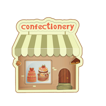 卡通蛋糕店图片-卡通蛋糕店设计素材-卡通蛋糕店素材免费下载-万素网