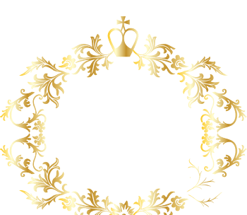 金色边框装饰花纹