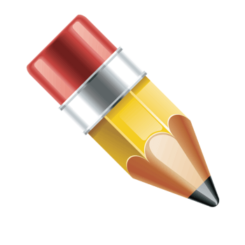 矢量卡通彩铅笔