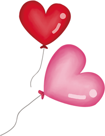 爱心形气球
