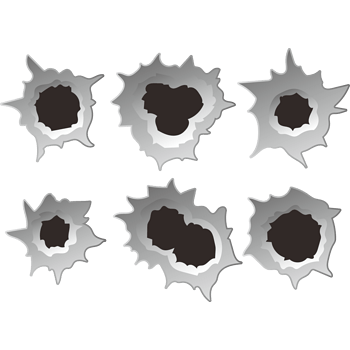 子弹孔元素图片-子弹孔素材下载-万素网