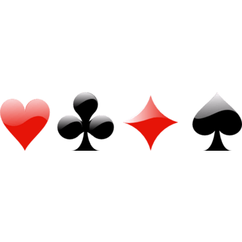 卡通手绘扑克牌图案