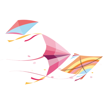 彩色风筝免抠元素图片-元素素材2443265-万素网