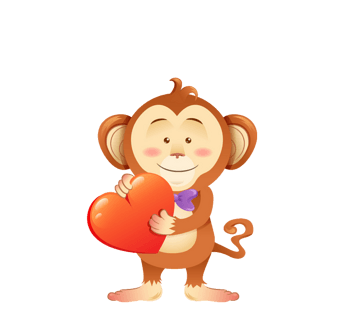 猴子爱心