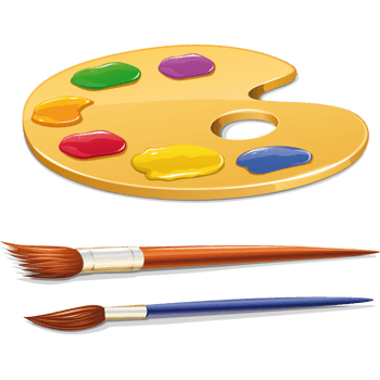 颜料画笔