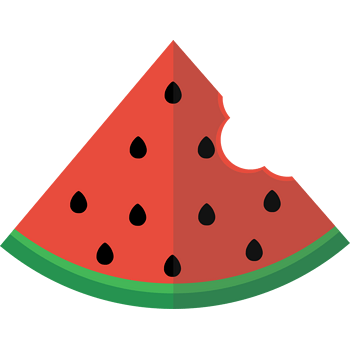 西瓜片矢量图