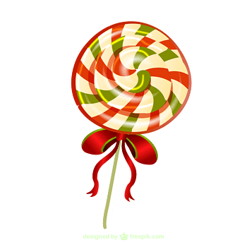 圣诞糖果矢量图