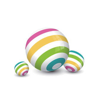 圆形彩色球