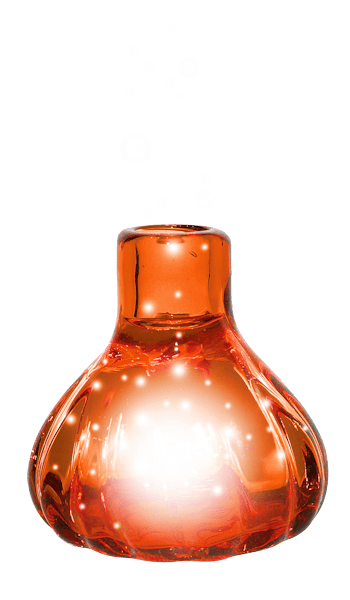 橙色魔法药水瓶