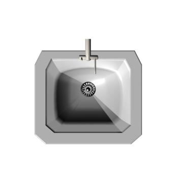 户型图彩平图洗手盆