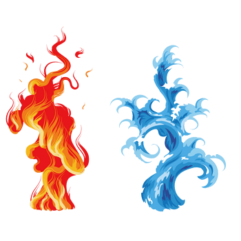 水和火