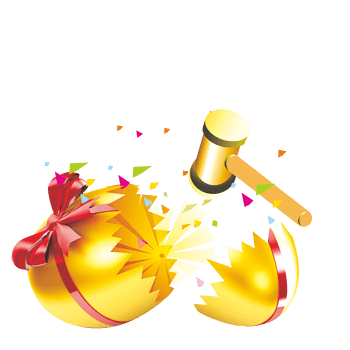 幸运砸金蛋图片-幸运砸金蛋设计素材-幸运砸金蛋素材免费下载-万素网