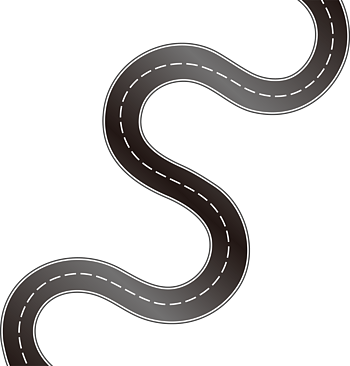 箭头道路商务信息图矢量素材