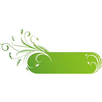 矢量标题框绿色