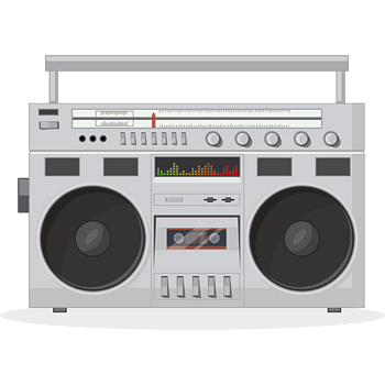 老式收音机素材