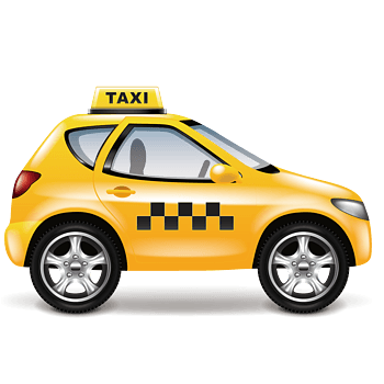 矢量黄色出租车汽车免抠元素图片-元素素材3803236-万素网