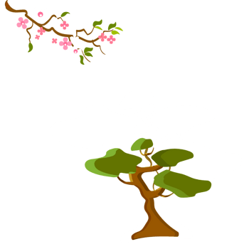 卡通梅花