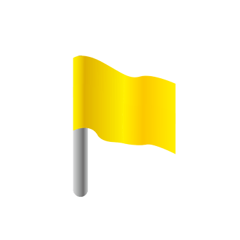 矢量彩色条纹旗子