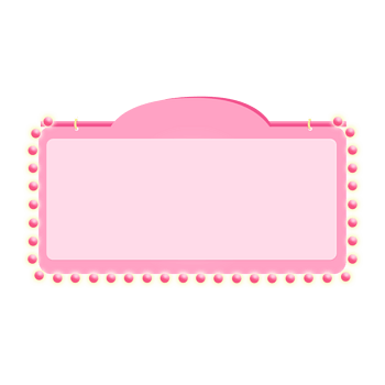 粉色边框