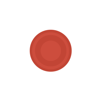 红色同心圆图形