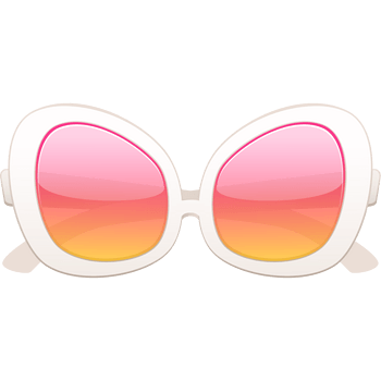 卡通太阳镜png