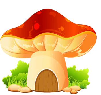 卡通小蘑菇屋