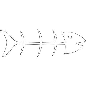 鱼刺图标图片