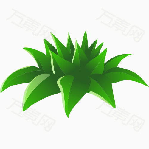 绿色青草图片免费下载_卡通手绘_万素网