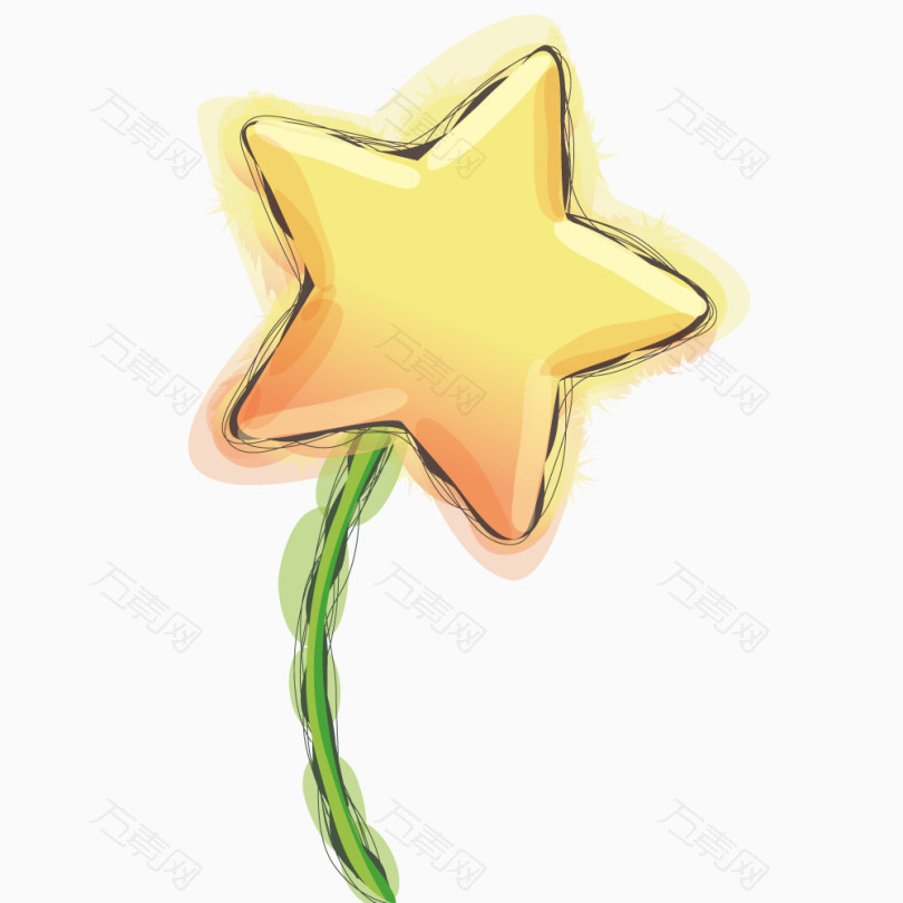 星星形状的花