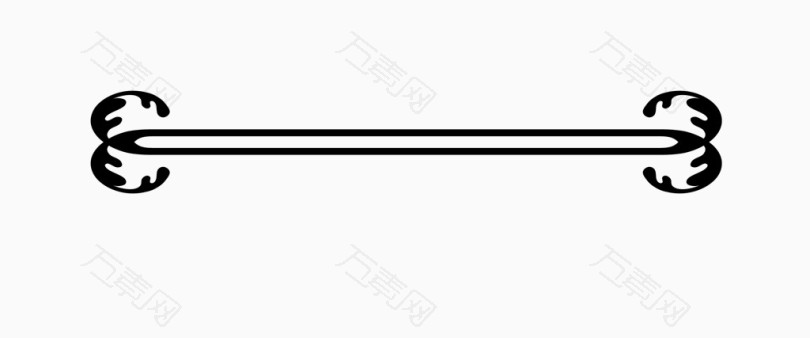 欧式花纹分隔符分割线模板下载