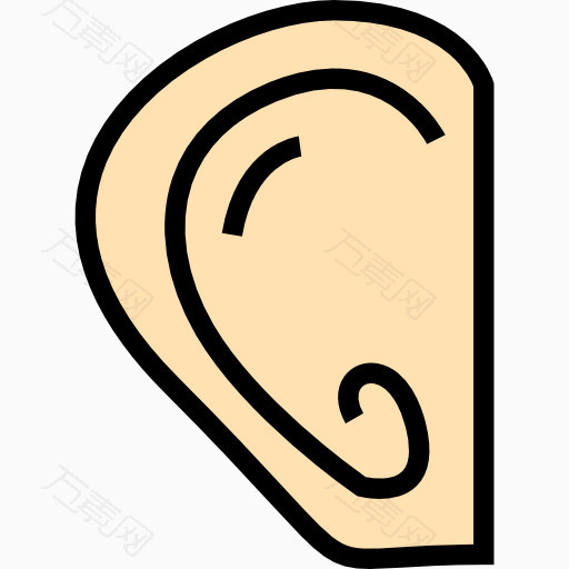 一只耳朵免费下载_卡通手绘_512像素_编号5157855_png格式_万素网