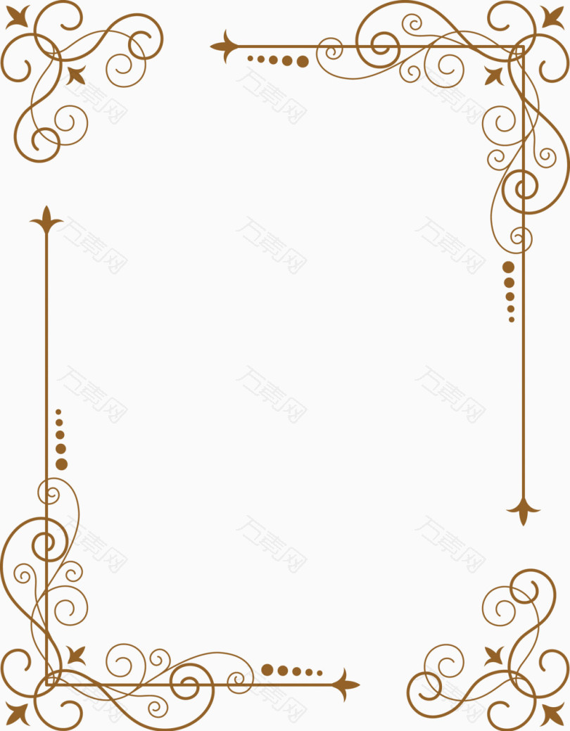 复古边框装饰
