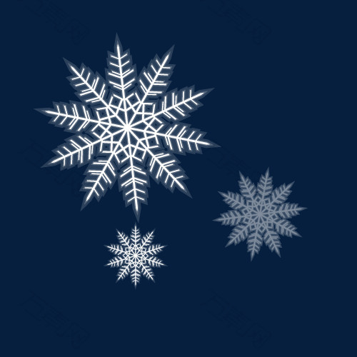雪花免抠元素免费下载,图片编号4556318,万素网