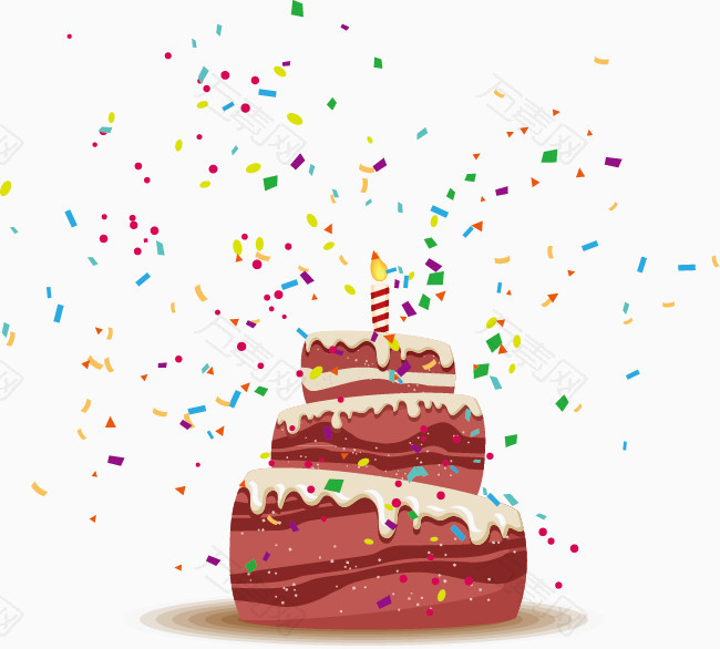 生日蛋糕免抠元素图片
