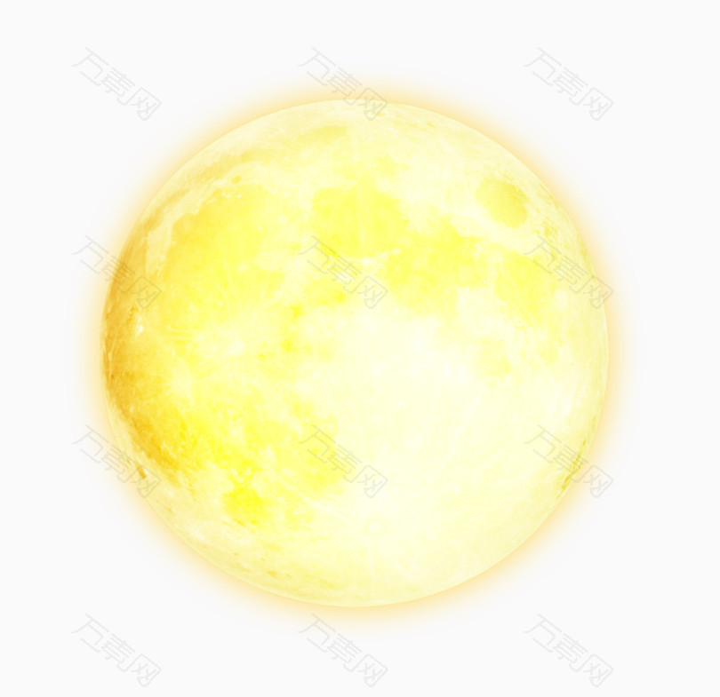 圆圆的月亮