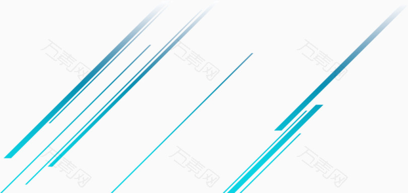 蓝色线性装饰斜线