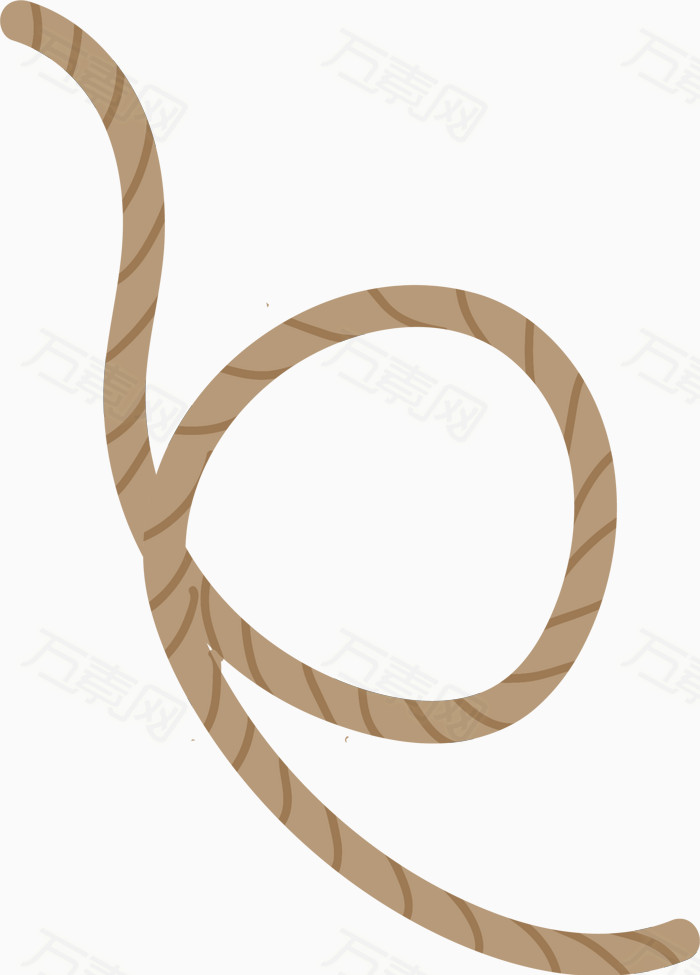 矢量手绘绳子图片免费下载